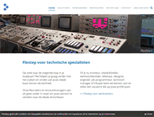 Tablet Screenshot of flextep.nl